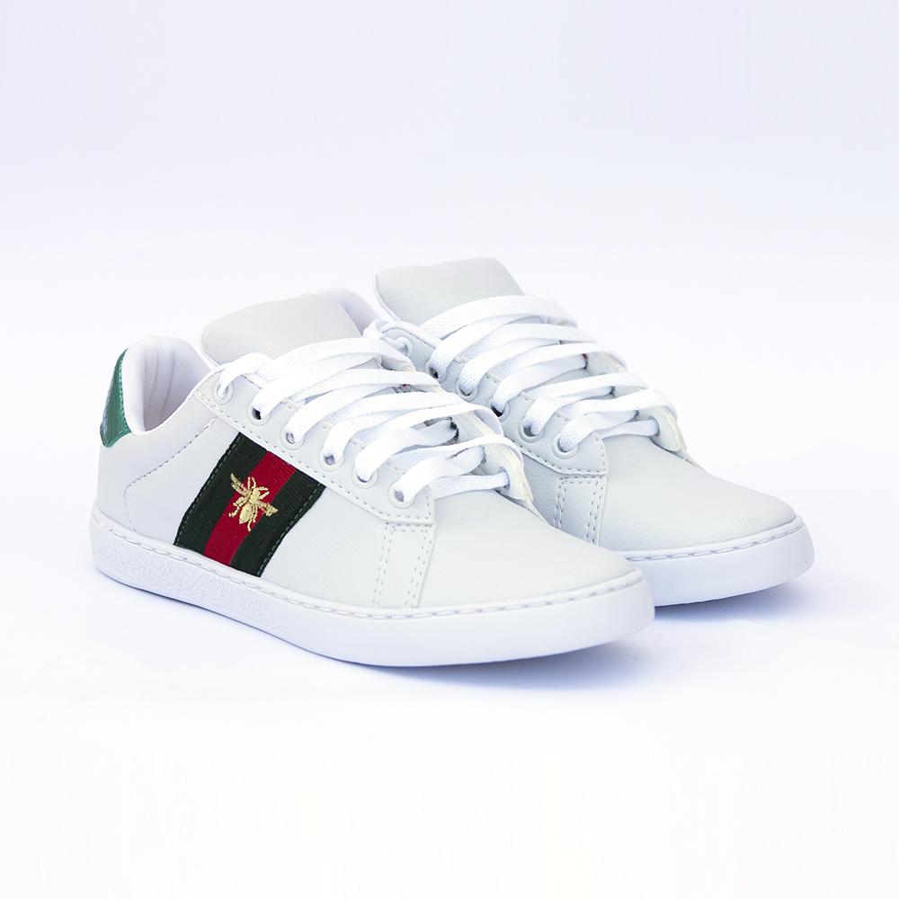 Gucci - Tênis 'Ace' bordado Branco Feminino